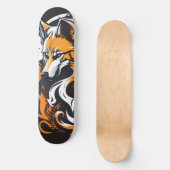 Wolf, Abstracte kunst. Persoonlijk Skateboard (Voorkant)