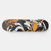 Wolf, Abstracte kunst. Persoonlijk Skateboard (Horizontaal)