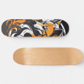 Wolf, Abstracte kunst. Persoonlijk Skateboard (Horizontaal)