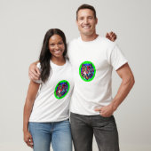 Wolf, Abstracte Technicolor Wolf Burst T-shirt (Unisex)