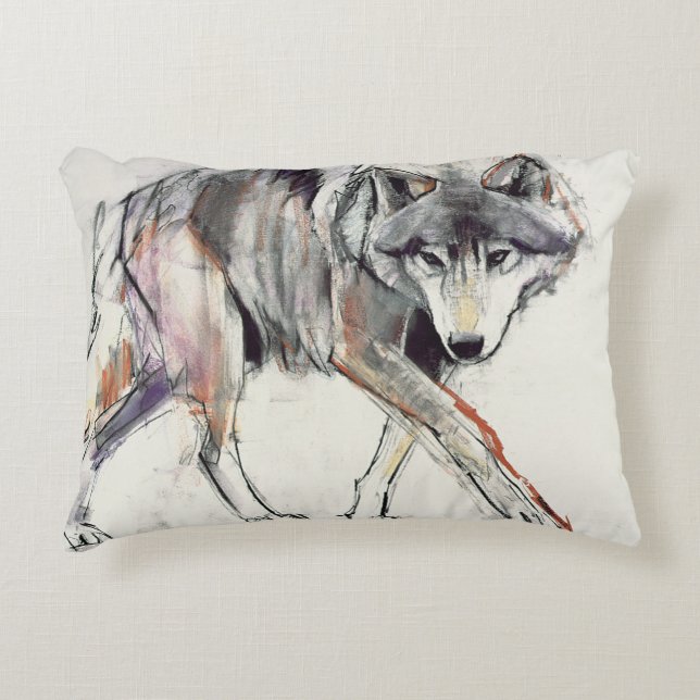 Wolf Accent Kussen (Voorkant)