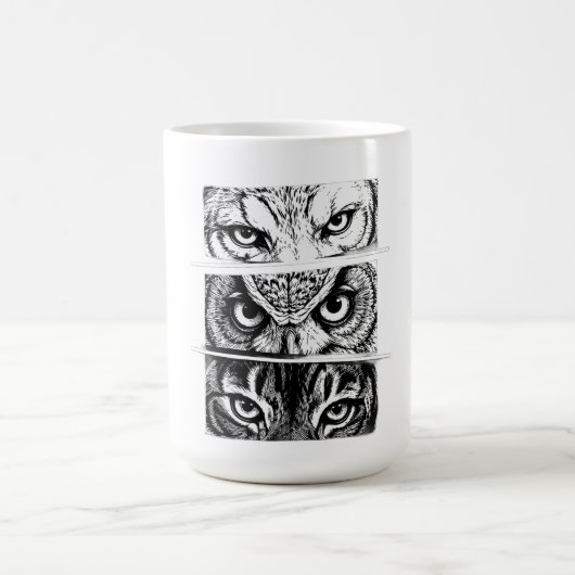 Wolf Adelaar Tijger Drie-eenheid Koffiemok (Center)
