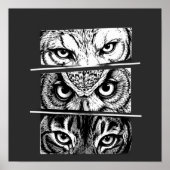 Wolf Adelaar Tijger Drie-eenheid Poster (Voorkant)