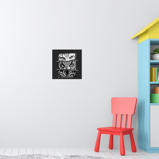 Wolf Adelaar Tijger Drie-eenheid Poster (Kinderkamer 1)