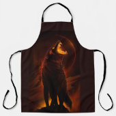  wolf All-Over Print Apron Schort (Voorkant)