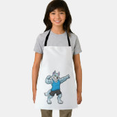 Wolf als Bodybuilder met grote bovenarmen Schort (Insitu)