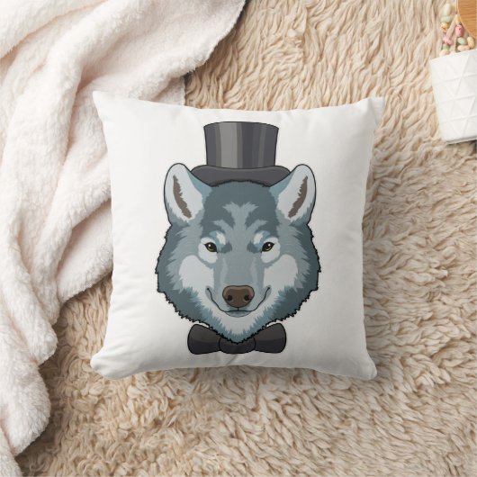 Wolf als Bruidegom met Boog Kussen (Deken)