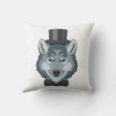 Wolf als Bruidegom met Boog Kussen (Achterkant)