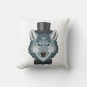 Wolf als Bruidegom met Boog Kussen (Voorkant)
