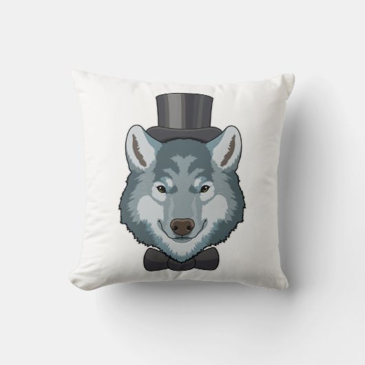 Wolf als Bruidegom met Boog Kussen (Voorkant)