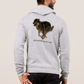 Wolf American Apparel California Fleece Zip Hoodie (Achterkant)