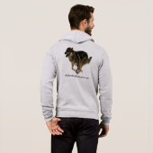 Wolf American Apparel California Fleece Zip Hoodie (Achterkant volledig)