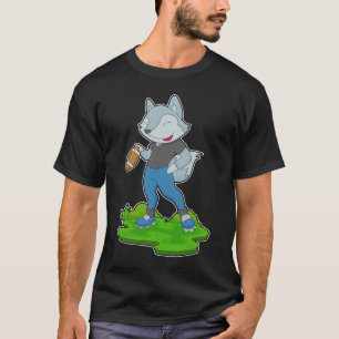 Wolf Amerikaans Football T-shirt