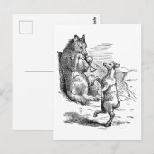 "Wolf and Goat Duet" Briefkaart (Voorkant / Achterkant)