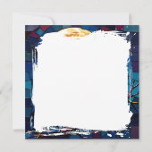  Wolf and Owl Mosaic Art | Saying Hi Feestdagenkaart (Achterkant)