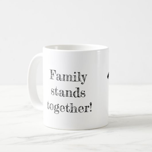 Wolf and raven koffiemok (Voorkant links)