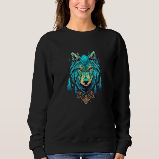 Wolf And Wolves Men Women Kids 34 Trui (Voorkant)
