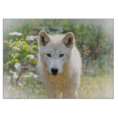 Wolf Animal Art, Canadese Wildlife Snijplank (Voorkant)