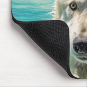 Wolf Animal Fun Natuur Spelen Water Uit Muismat (Hoek)