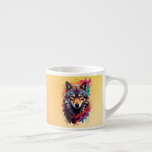 Wolf Animal Logo Design-87694 Espresso Kop (Rechts)