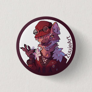Wolf anime, cartoon ronde button 3,2 cm