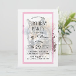 Wolf aquarelschilderij kaart