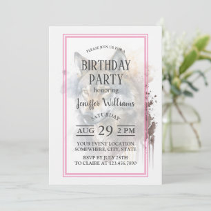 Wolf aquarelschilderij kaart