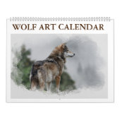 Wolf Art Calendar Kalender (Hoes)