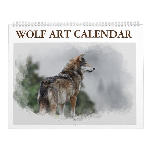 Wolf Art Calendar Kalender (Hoes)