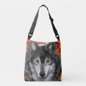 Wolf Art Crossbody Tas (Voorkant)