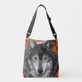 Wolf Art Crossbody Tas