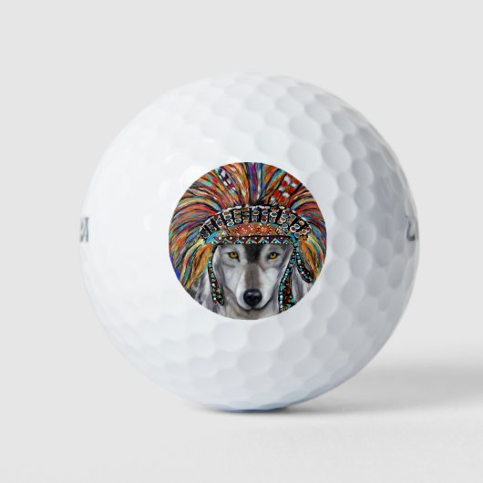 Wolf Art Golfballen (Voorkant)