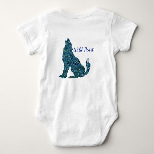 Wolf Art Jersey Bodysuit (Achterkant)