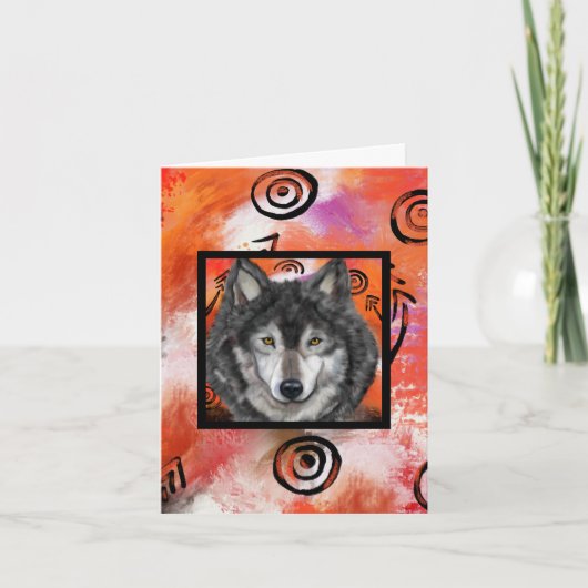 Wolf Art Kaart (Voorkant)