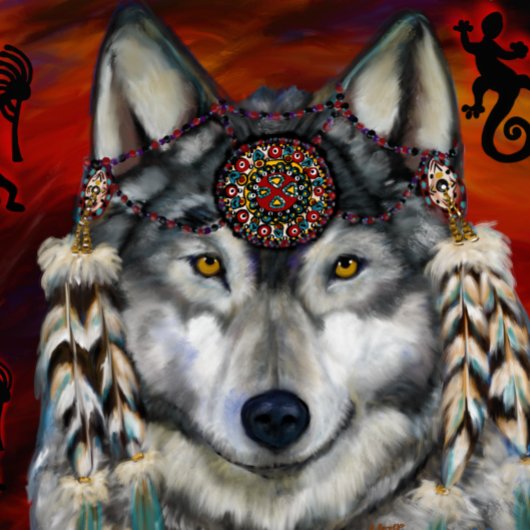 Wolf Art Kaart