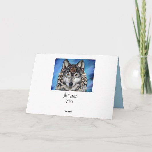 Wolf Art Kaart (Achterkant)