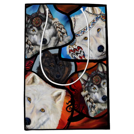 WOLF ART MEDIUM CADEAUZAKJE (Voorkant)