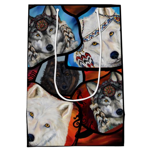 WOLF ART MEDIUM CADEAUZAKJE (Achterkant)