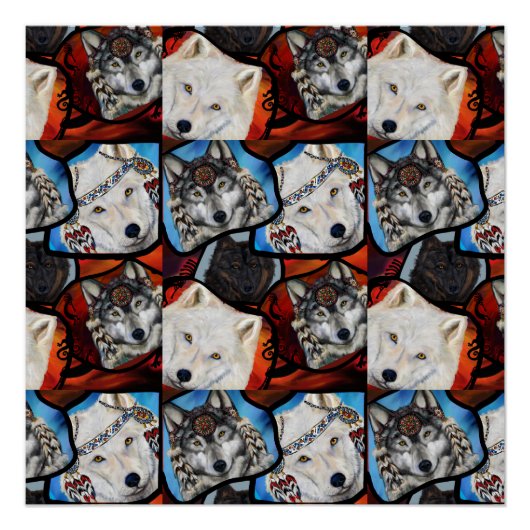 WOLF ART PERFECT POSTER (Voorkant)