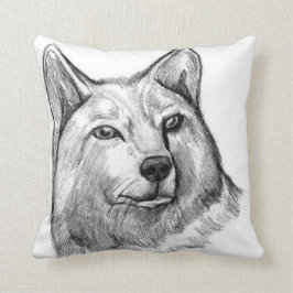 Wolf Art Pillow Kussen