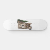 Wolf art skateboard (Horizontaal)