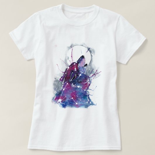 Wolf art t-shirt (Design voorkant)