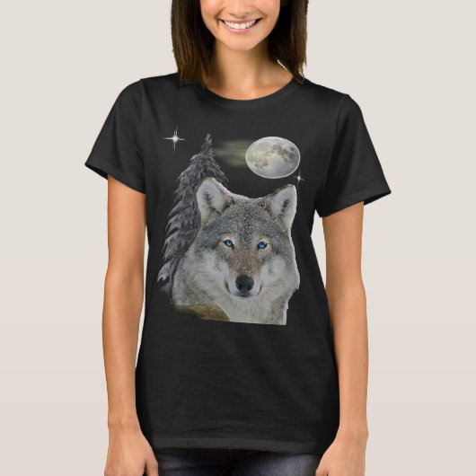 Wolf art t-shirt (Voorkant)