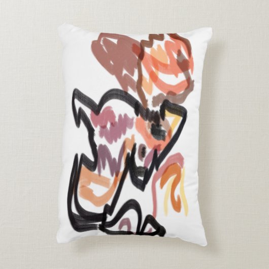 Wolf Autumn sunset Accent Kussen (Achterkant (Verticaal))