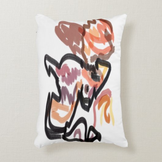 Wolf Autumn sunset Accent Kussen (Voorkant(Verticaal))