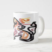 Wolf Autumn sunset Grote Koffiekop (Voorkant rechts)