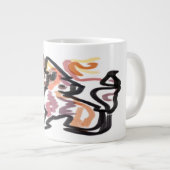 Wolf Autumn sunset Grote Koffiekop (Voorkant rechts)