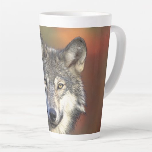 Wolf Aware Latte Mok (Rechterhoek)