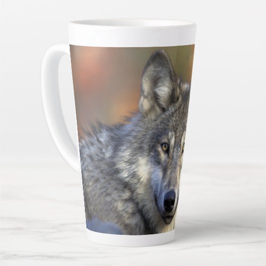 Wolf Aware Latte Mok (Linkerhoek)
