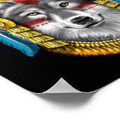 Wolf Aztec Warrior Poster (Hoek)